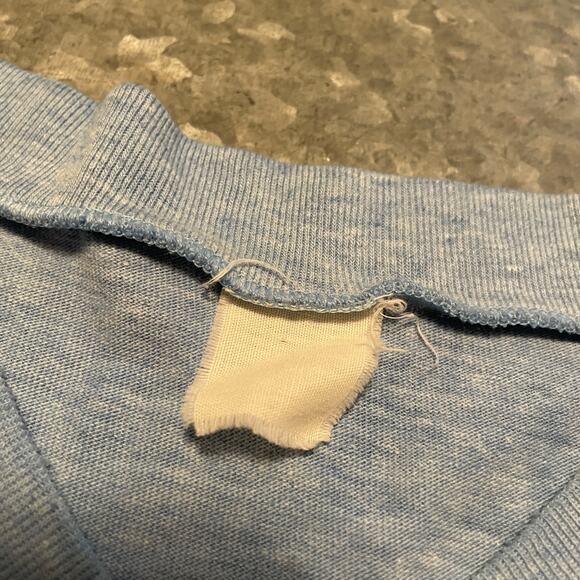 Vintage Goofy Baseball 44 Single Stitch V Neck Shirt Mens Large 90s Disney Thin - Picture 6 of 10